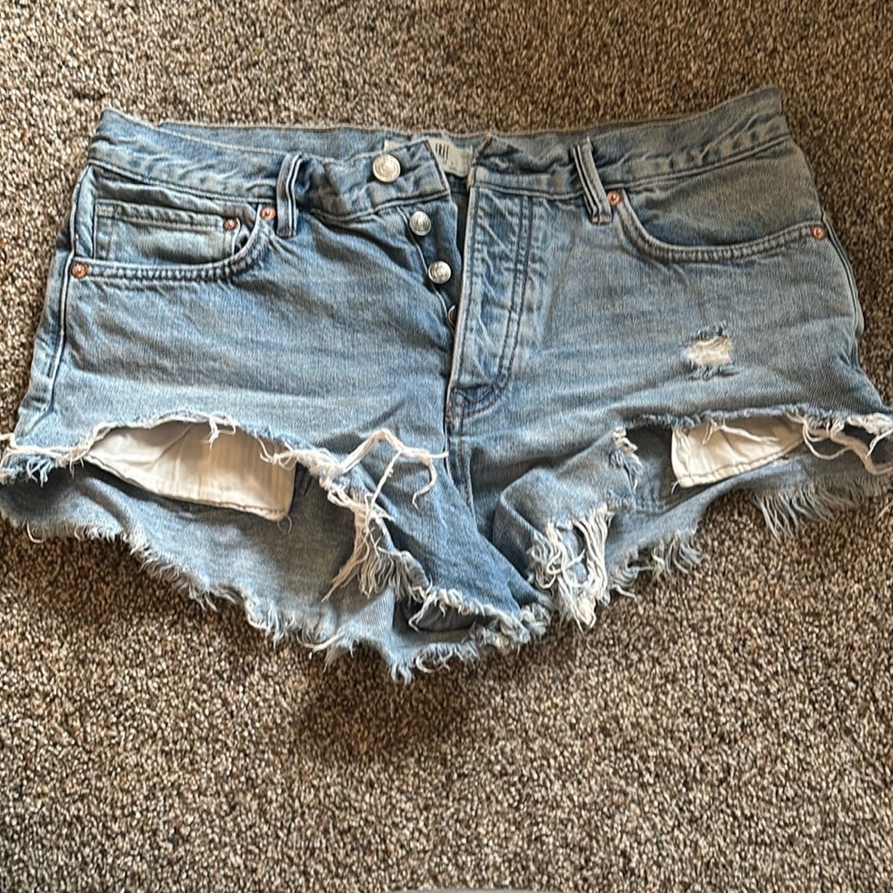 We the free—Denim Distressed Women Shorts